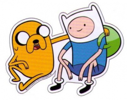 Amazon.com: Adventure Time Finn & Jake Sticker : Toys & Games