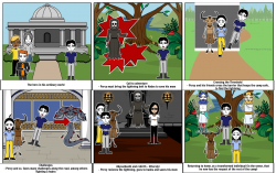Percy Jackson - The Hero's Journey Storyboard by larmaru
