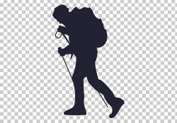 Hiking Silhouette PNG, Clipart, Adventure, Animals, Black ...