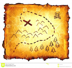 Blank Treasure Map Clipart Royalty Free Stock Photo Image Pirate ...