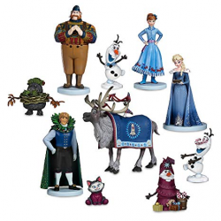 Amazon.com: Disney Olaf's Frozen Adventure Deluxe Figure Play Set ...