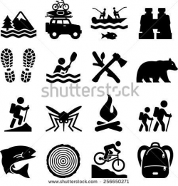 Camp Fire Silhouette Stock Photos, Images, & Pictures | Shutterstock ...