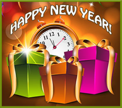 Free New Year Clipart - Animated New Year Clip Art