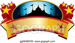 Vector Illustration - Circus tent banner. EPS Clipart gg59489705 ...