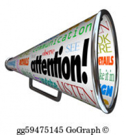 Drawing - Your name bullhorn megaphone advertising brand. Clipart ...