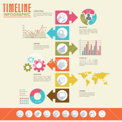 Creative timeline infographic template layout for your business or ...