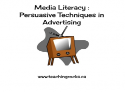Media Literacy: Persuasive Techniques in Advertising - Teaching Rocks!