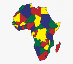 Free Clip Art Africa Map - Colourful Map Of Africa #297771 ...