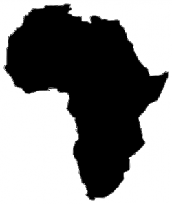 Africa Silhouette Clip Art at Clker.com - vector clip art online ...