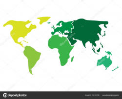 World Map Africa Continent New Continent Clipart World Map Pencil ...