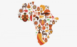 Creative Map Of Africa, Africa, Map, Creative PNG Image and Clipart ...