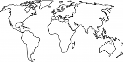 World Map Outline Easy To Draw Copy World Map Outline Clipart Simple ...