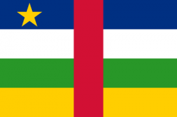 The Central-African Republic flag clipart - country flags