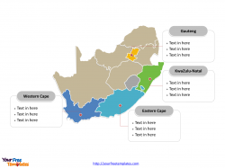 Free South Africa Editable Map - Free PowerPoint Templates