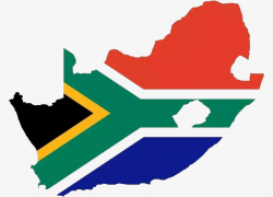 South African Flag Map, Map, Cartoon, South Africa Terrain PNG Image ...