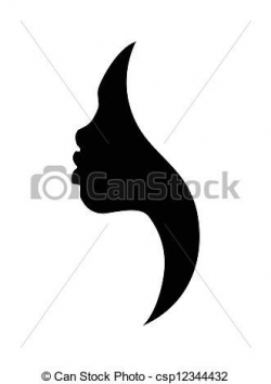 Vector - African American woman - stock illustration, royalty free ...