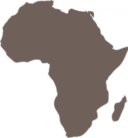 Africa Map Clip Art at Clker.com - vector clip art online, royalty ...