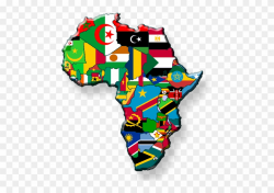 African Countries Flags - Cool Map Of Africa Clipart ...