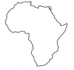 Africa outline map | Design | Pinterest | Outlines, Africa and Tattoo