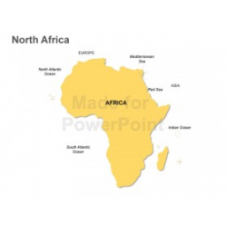 South Africa Map Template for PowerPoint Presentations