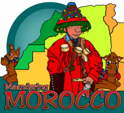 Africa Clip Art by Phillip Martin, Morocco Map
