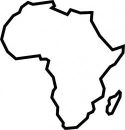 28+ Collection of Africa Clipart Black And White | High quality ...