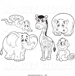 Africa Clipart Coloring Page Pencil And In Color Clip On Free ...