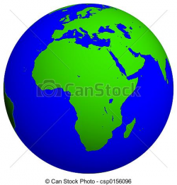 Africa Globe Clipart
