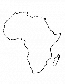 Africa pattern. Use the printable outline for crafts, creating ...