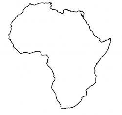 Outline Map Of Africa Hd With Africa Map Template Best Photos ...