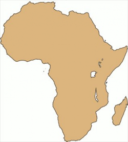Marvelous Ideas Africa Clipart Outline Clip Art At Clker Com Vector ...