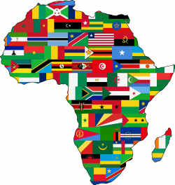 Clipart - Africa flags