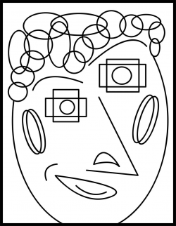 Soup Clip Art Black And White | Clip Art: Abstract Portraits ...
