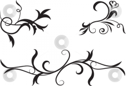 Abstract Black and White Design Pattern stock vector