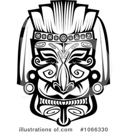 African Mask Clipart #1066330 - Illustration by Vector Tradition SM