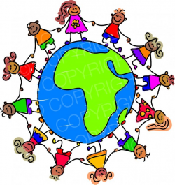 Toddler Art African Globe Clipart Children – Prawny Clipart Cartoons ...