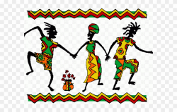 Dancing Clipart Group Dance - African Dance Transparent Gif ...