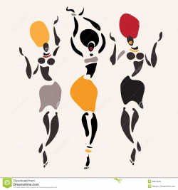 119883149-figures-of-african-dancers-vector-illustration-1kyoek ...