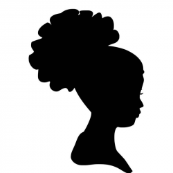 Headwrap Woman Silhouette SVG Clip Art head wrap png files ...