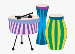Clipart Drums Music Africa Musical Instrument - Transparent ...