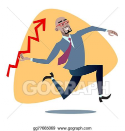 Clip Art Vector - African businessman throwing a spear schedule of ...