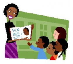African American Teachers Class Flat Note Card- Every teacher who ...