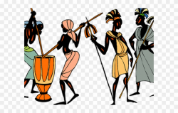 Traditional Costume Clipart Dancing - African Arts - Png ...
