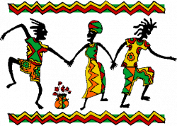 African Dancers Clipart
