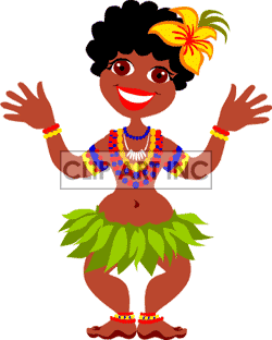 African Tribal Dancers Clipart