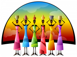 Clipart - African Women With Vessels