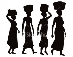 Afro Silhouette Clip Art | African Women Silhouettes wonder if this ...