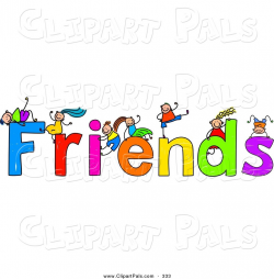 Free Friendship Clip Art | Pal Clipart of a Children with FRIENDS ...