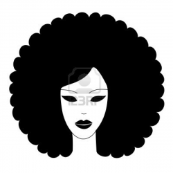 Natural Hair Silhouette at GetDrawings.com | Free for personal use ...