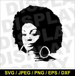 Afrocentric African American Clipart Svg Jpeg Png Eps Dxf cut files